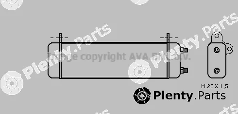 Prasco MS3158 — Oil Cooler, engine oil