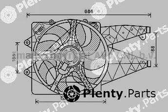 Prasco AL7523 — Fan, engine cooling