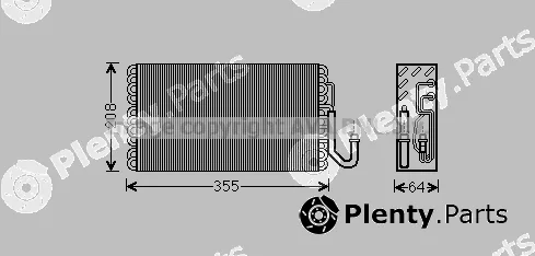 Prasco MSV547 — Evaporator, air conditioning