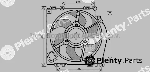 Prasco RT7542 — Fan, engine cooling