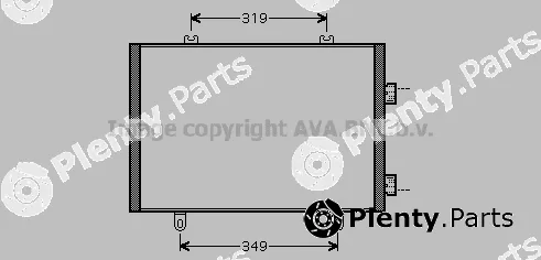 Prasco RTA5349 — Condenser, air conditioning