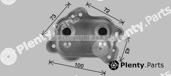 Prasco BW3595 — Oil Cooler, engine oil