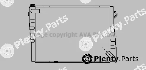 Prasco BW2007 — Radiator, engine cooling
