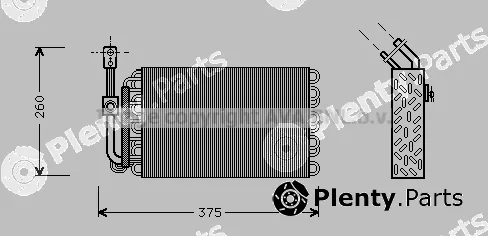 Prasco BWV002 — Evaporator, air conditioning
