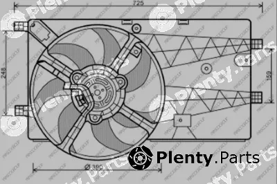 Prasco CI907F003 — Fan, engine cooling PrascoSelection