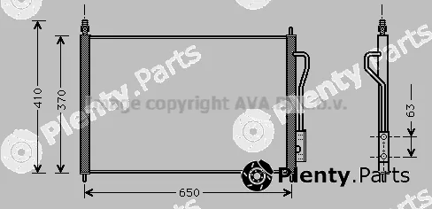 Prasco FD5268 — Condenser, air conditioning