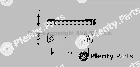 Prasco ME3002 — Oil Cooler, engine oil