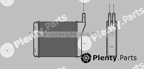 Prasco AL6046 — Heat Exchanger, interior heating
