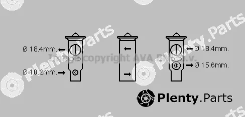 Prasco HD1250 — Expansion Valve, air conditioning
