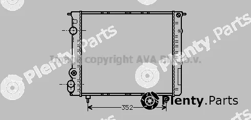 Prasco RTA2053 — Radiator, engine cooling