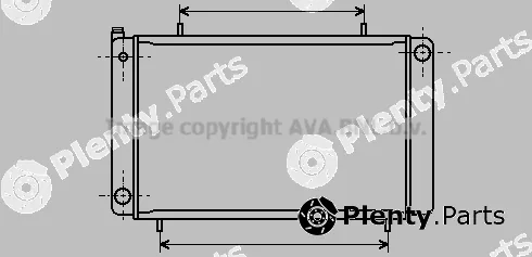 Prasco AU2016 — Radiator, engine cooling
