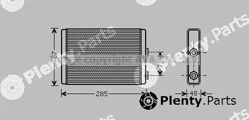 Prasco FT6325 — Heat Exchanger, interior heating