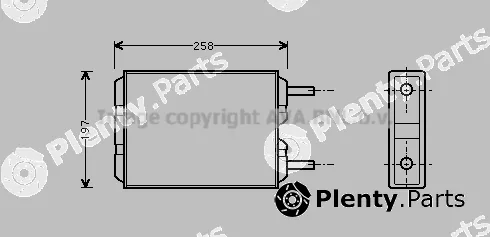 Prasco VO6040 — Heat Exchanger, interior heating