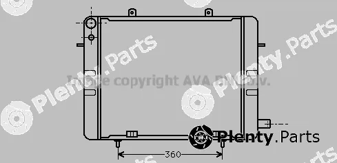 Prasco OL2044 — Radiator, engine cooling