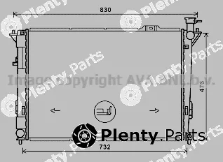 Prasco HY2435 — Radiator, engine cooling