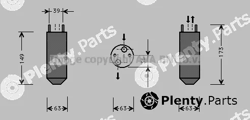 Prasco DWD023 — Dryer, air conditioning