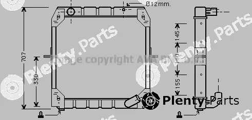 Prasco ME2139 — Radiator, engine cooling