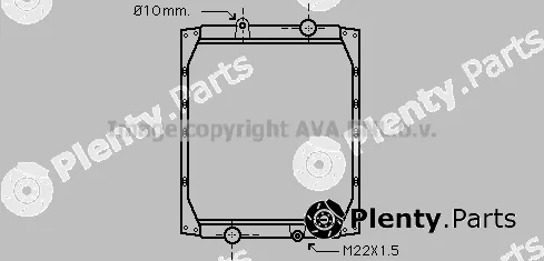 Prasco RE2085 — Radiator, engine cooling