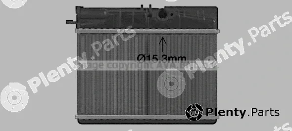 Prasco BW6157 — Heat Exchanger, interior heating