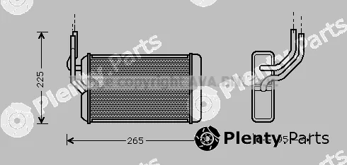 Prasco AU6105 — Heat Exchanger, interior heating