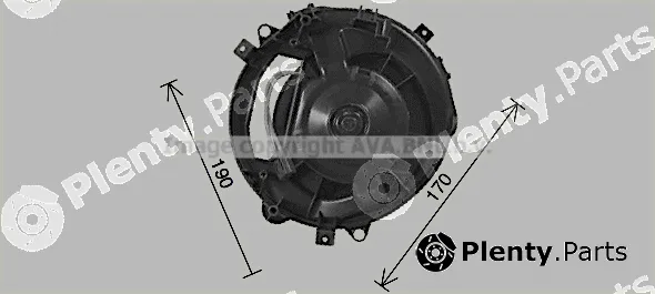 Prasco VN8423 — Electric Motor, interior blower