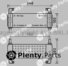 Prasco VL3073 — Oil Cooler, engine oil
