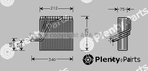 Prasco VNV030 — Evaporator, air conditioning