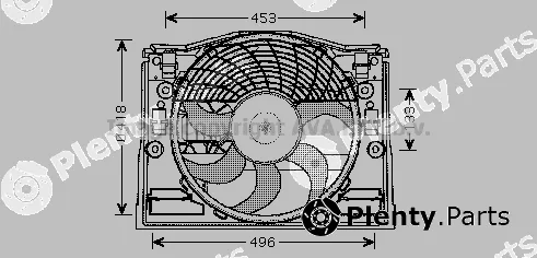 Prasco BW7514 — Fan, engine cooling