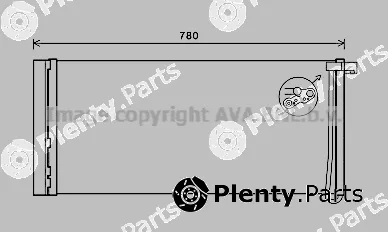 Prasco PR5083D — Condenser, air conditioning
