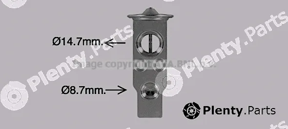 Prasco CT1080 — Expansion Valve, air conditioning
