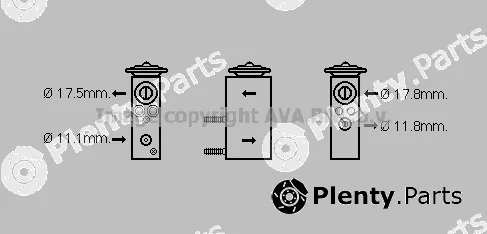 Prasco CN1275 — Expansion Valve, air conditioning