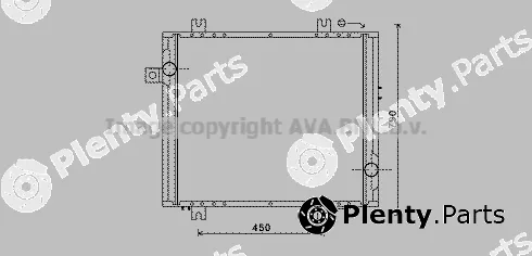 Prasco TA2004 — Radiator, engine cooling