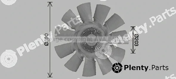 Prasco VLF172 — Fan, engine cooling