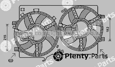 Prasco AL7521 — Fan, engine cooling