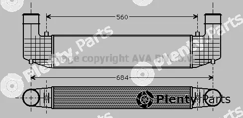 Prasco VN4157 — Charge Air Cooler
