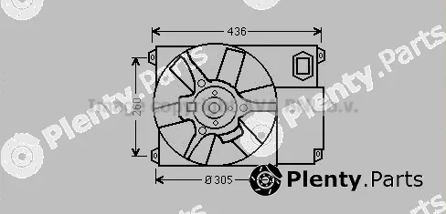 Prasco CN7541 — Fan, engine cooling
