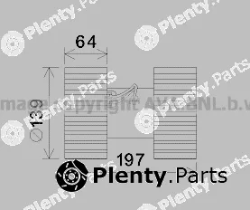 Prasco BW8480 — Electric Motor, interior blower