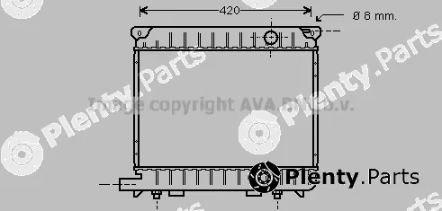 Prasco BW2014 — Radiator, engine cooling