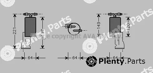 Prasco CRD066 — Dryer, air conditioning