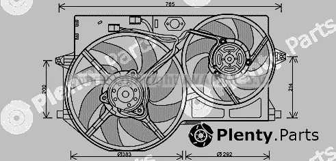 Prasco PE7541 — Fan, engine cooling