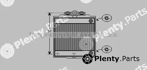 Prasco BW2367 — Radiator, engine cooling