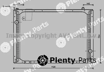 Prasco MN2069 — Radiator, engine cooling