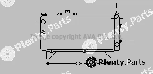 Prasco SI2042 — Radiator, engine cooling