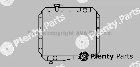 Prasco TO2055 — Radiator, engine cooling