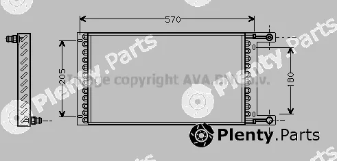 Prasco LC5060 — Condenser, air conditioning