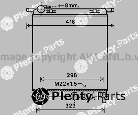 Prasco VNA2325 — Radiator, engine cooling