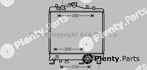 Prasco MZ2061 — Radiator, engine cooling