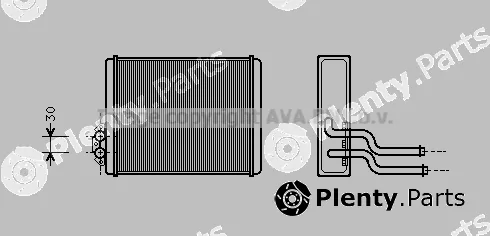 Prasco VOA6084 — Heat Exchanger, interior heating