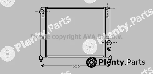 Prasco AL2043 — Radiator, engine cooling