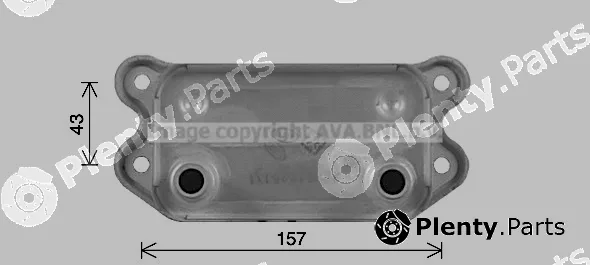 Prasco VO3298 — Oil Cooler, engine oil